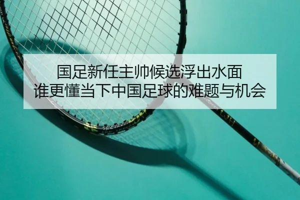 国足新任主帅候选浮出水面 谁更懂当下中国足球的难题与机会（kaiyun）